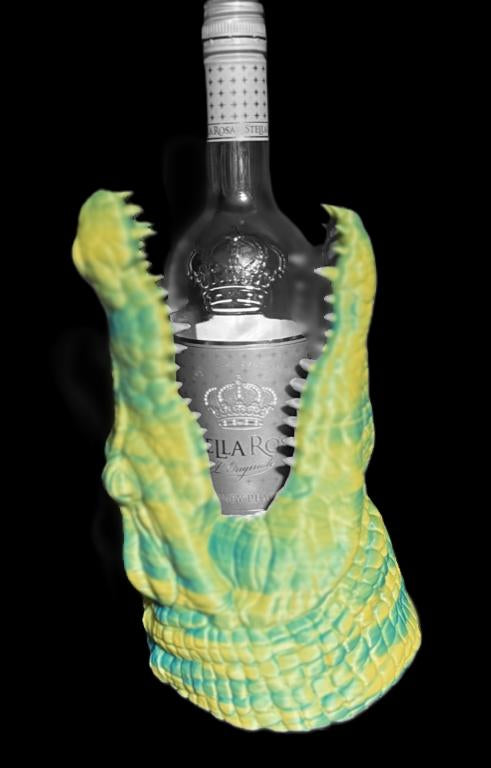 Crocodile Head Wine Holder