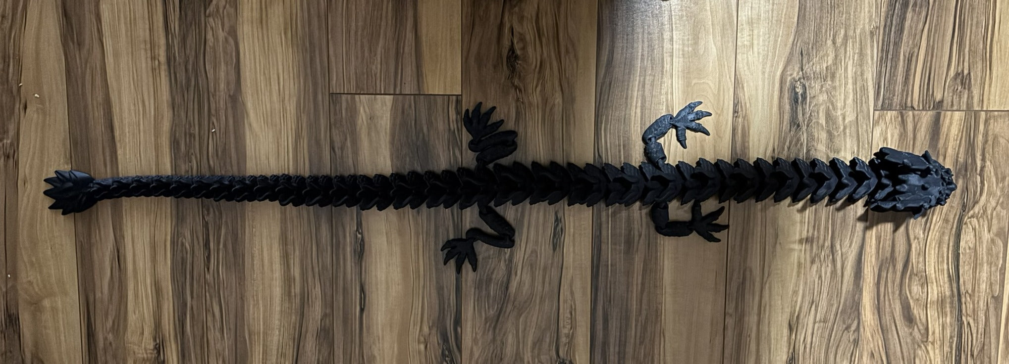 Black Imperial Dragon – 40" Articulated Figurine