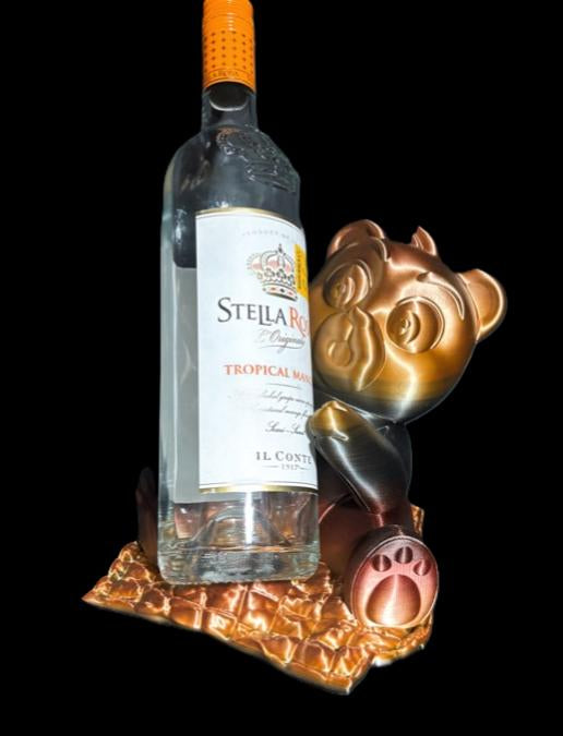 TEDDY BEAR WINE HOLDER