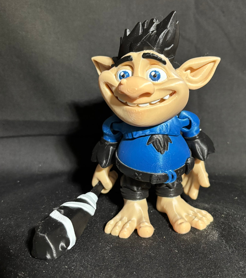 Troll figure with club