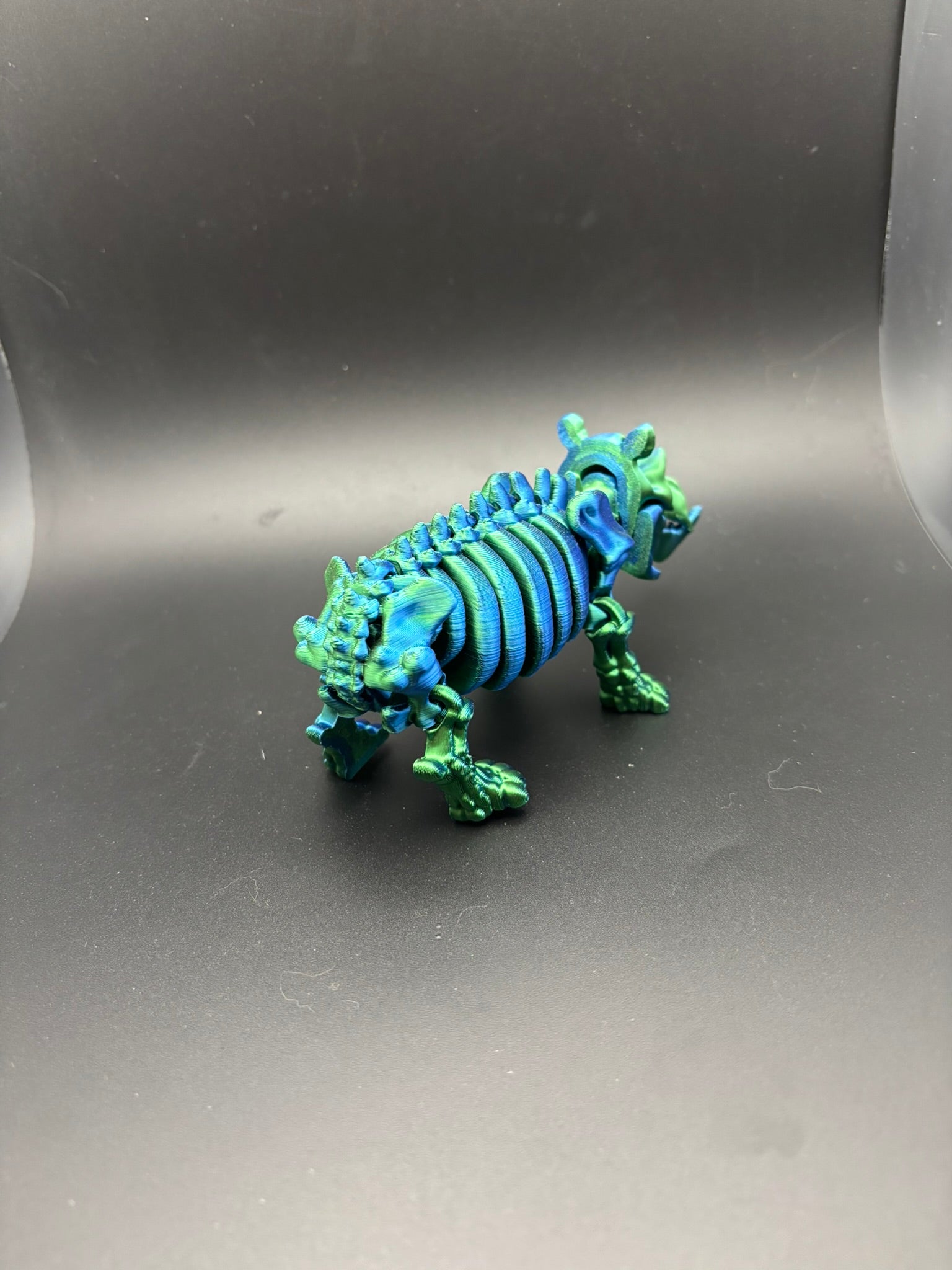 Bone Bloat — Skeleton Hippo Figurine