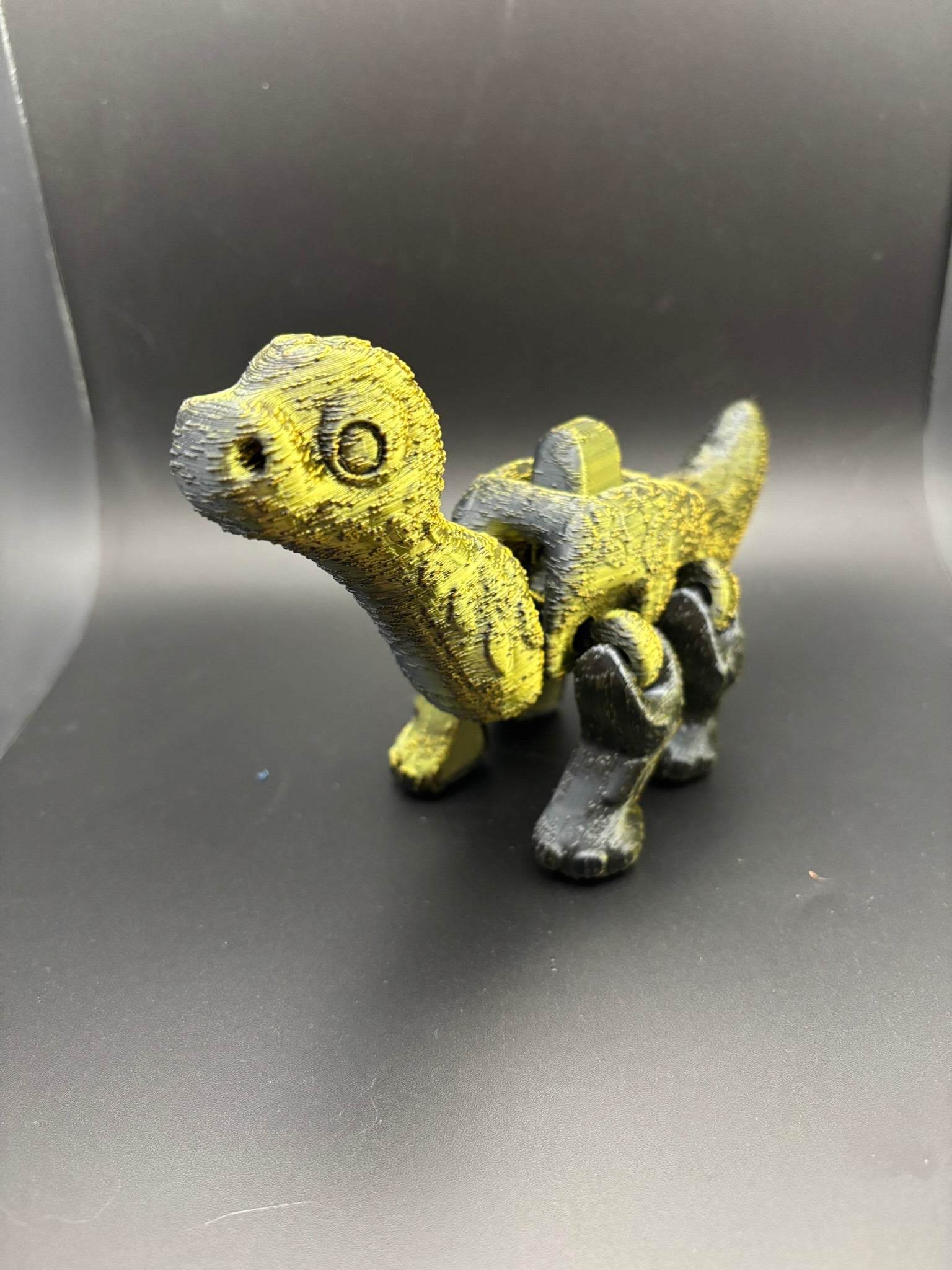 Interactive Dinosaur — 4½" Press-Button Figurine
