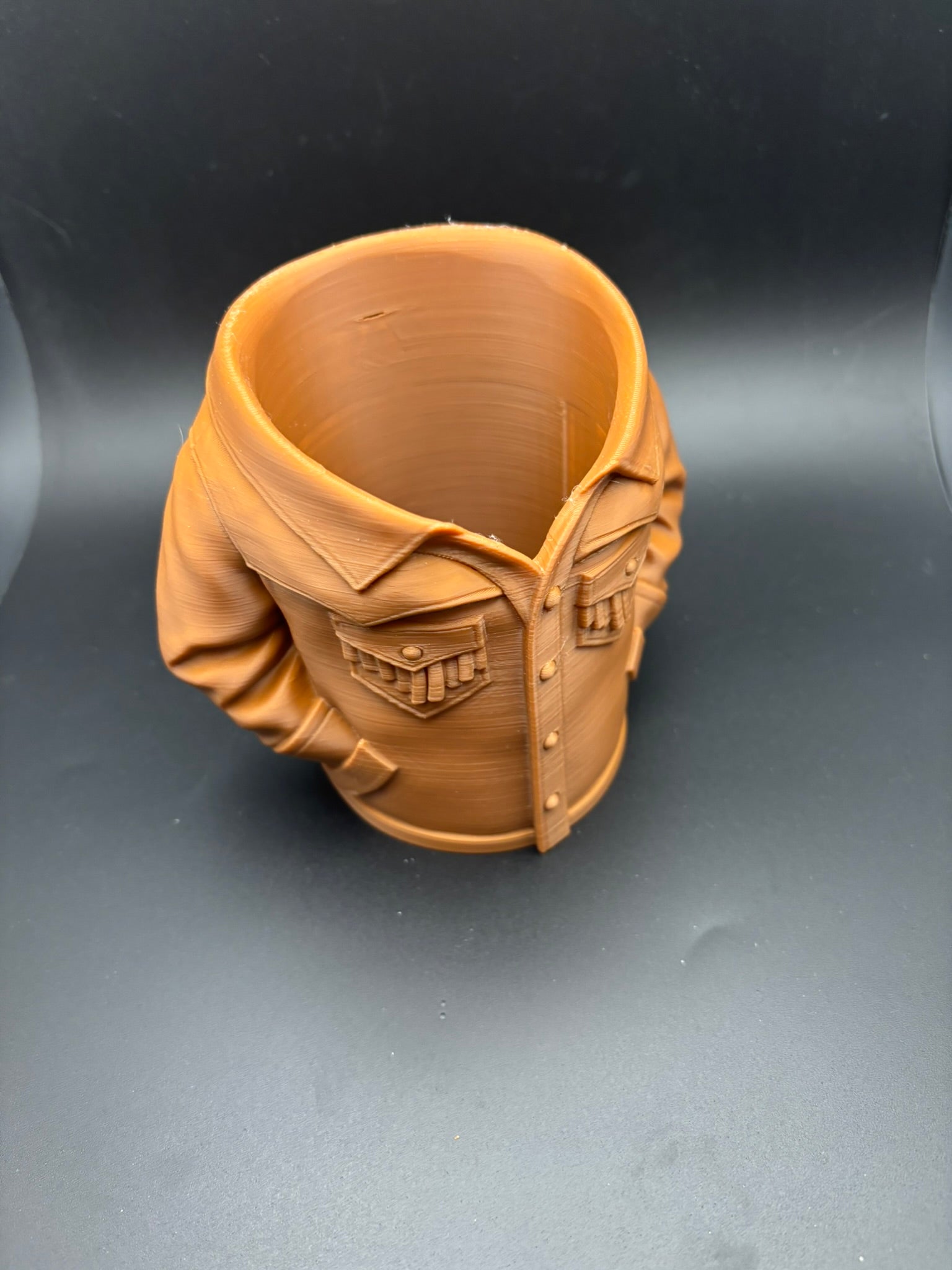 Western Jacket Pen, Desk & Can Holder | 4.5" Tall