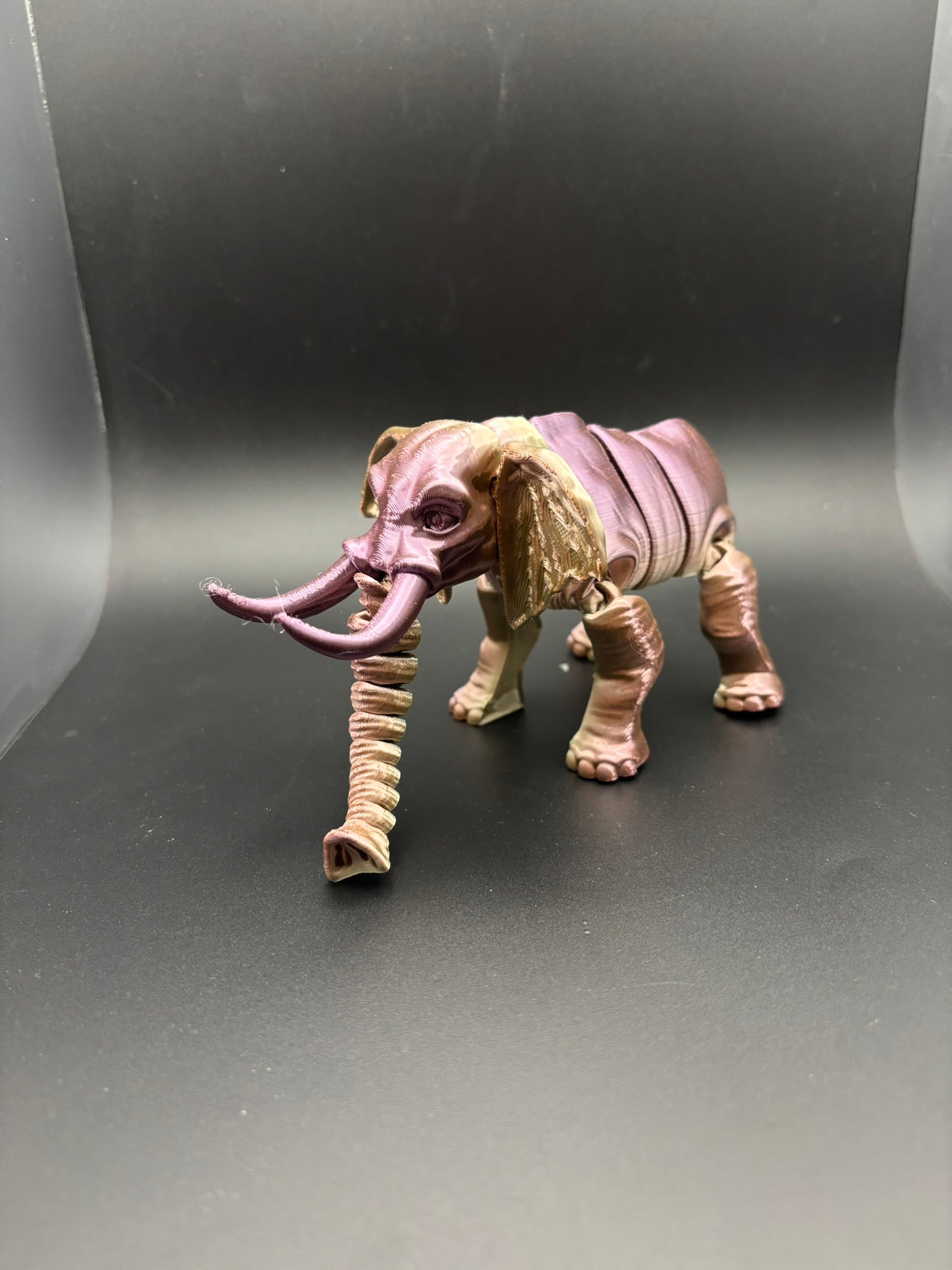 Articulated Elephant — 3½" Fantasy Figurine