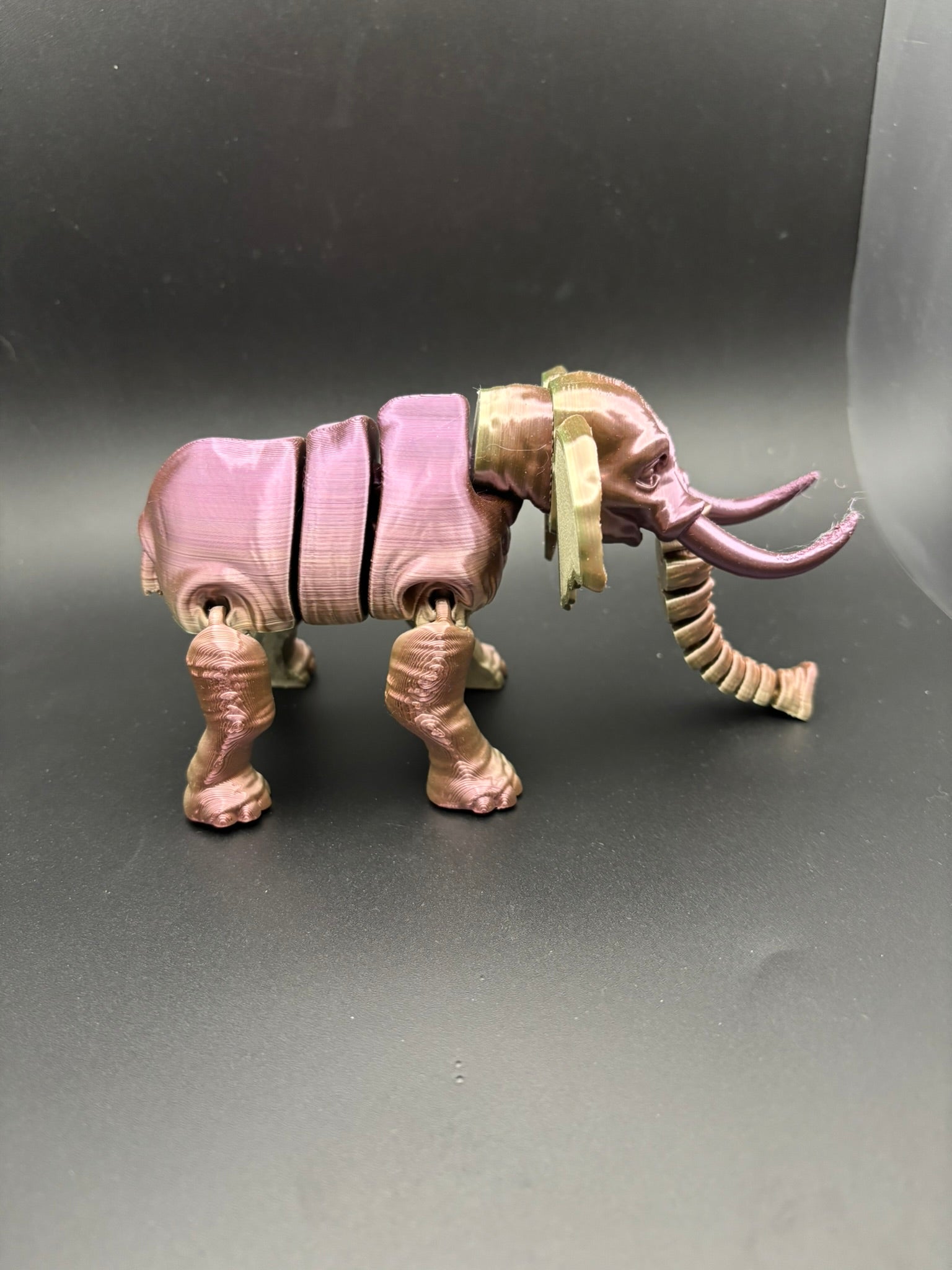 Articulated Elephant — 3½" Fantasy Figurine