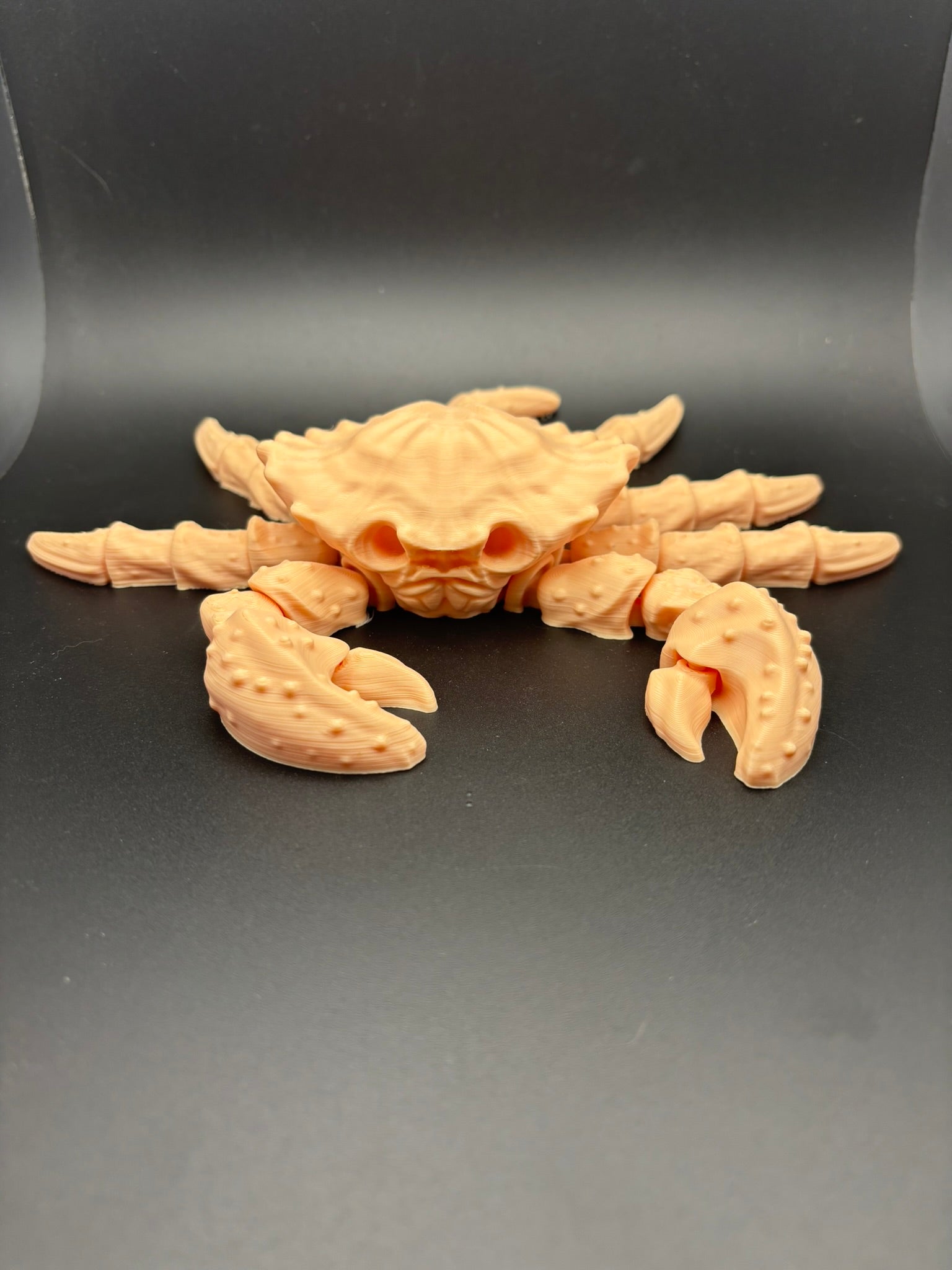 Crab Skeleton Figurine — 3D Printed Articulated