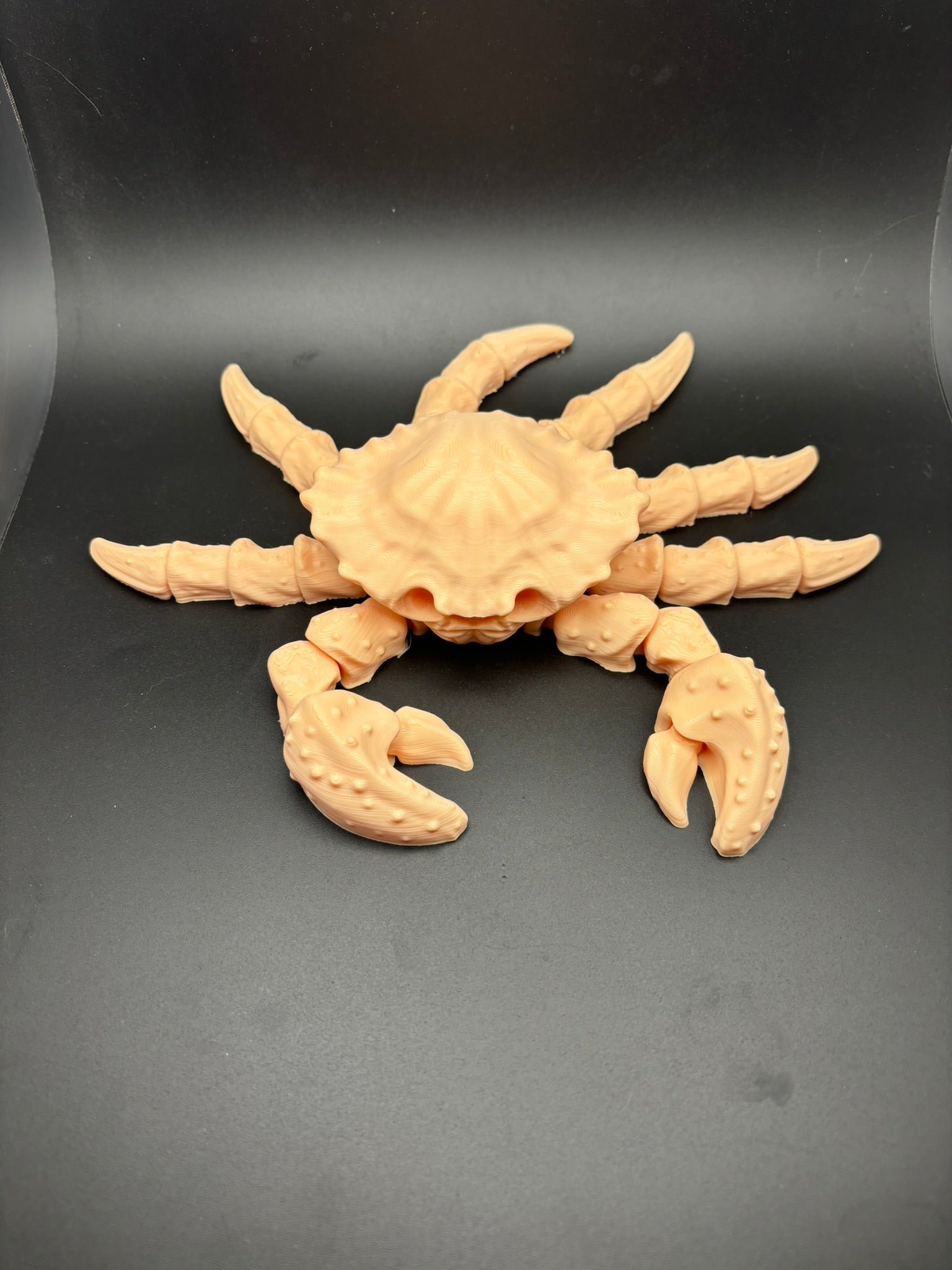 Crab Skeleton Figurine — 3D Printed Articulated