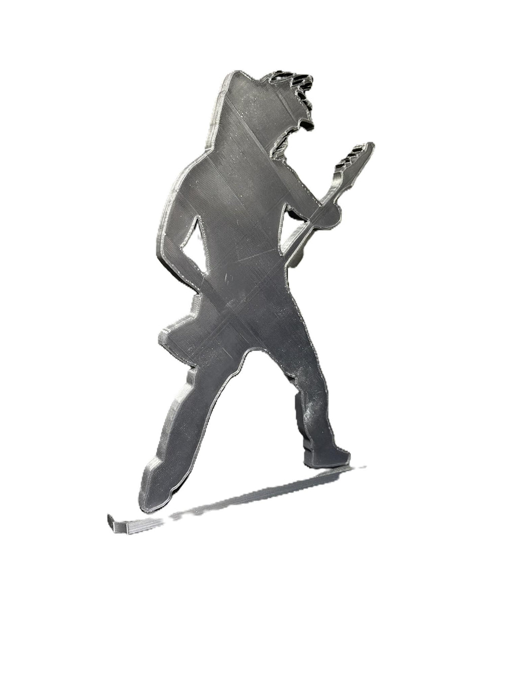 The Shredder — Rock Star Shadow Silhouette Art