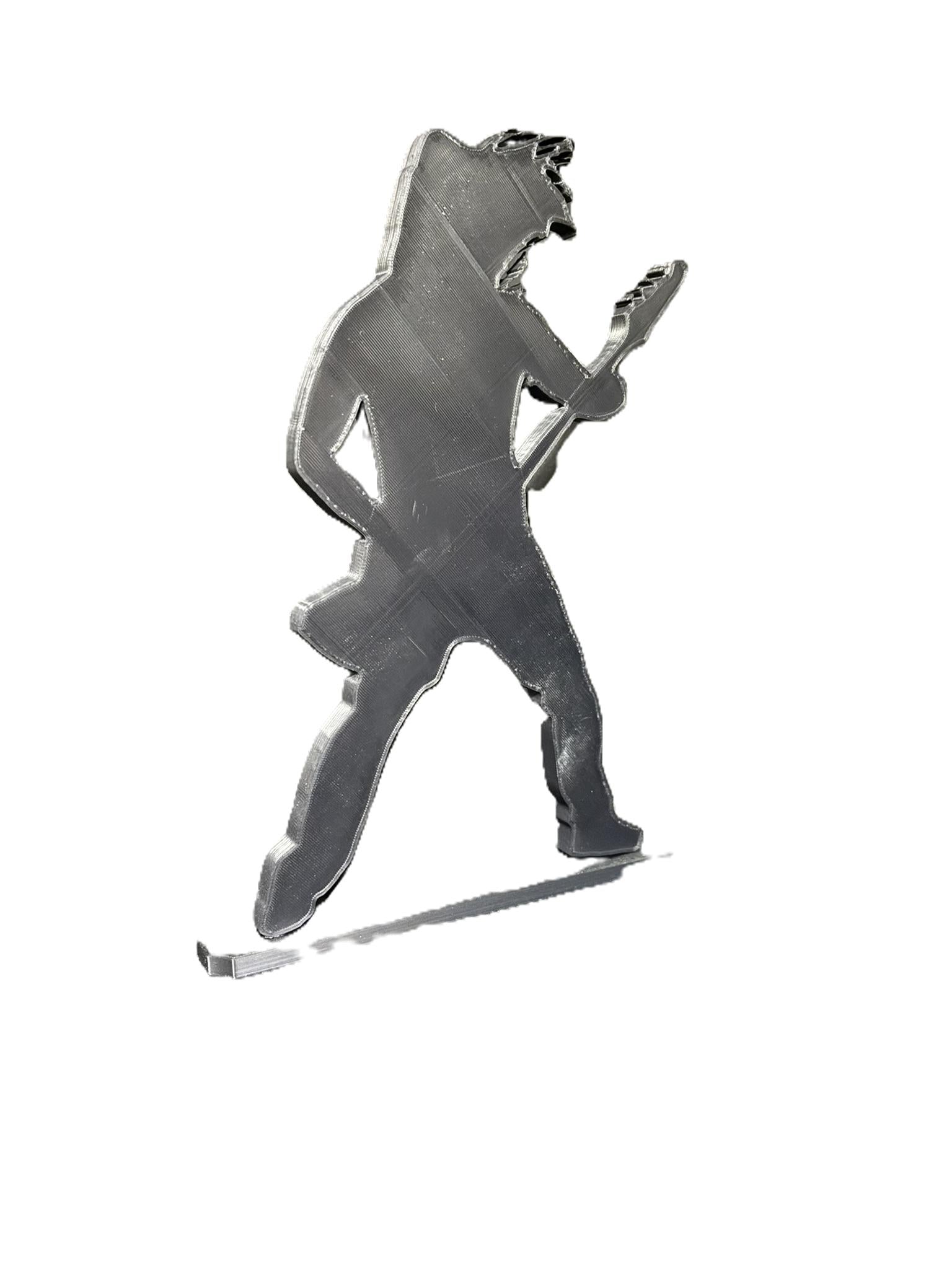 The Shredder — Rock Star Shadow Silhouette Art