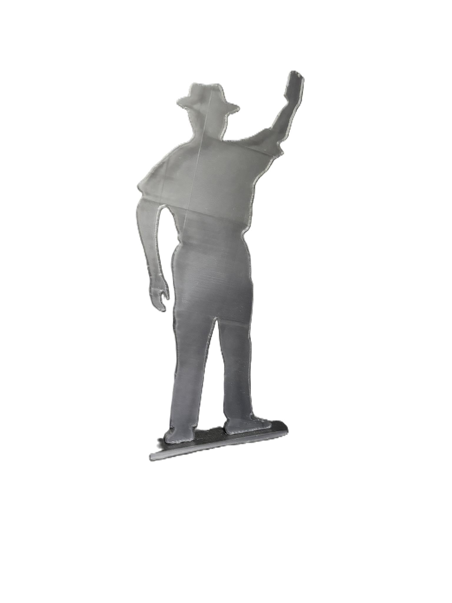 Waving Man Shadow Sculpture