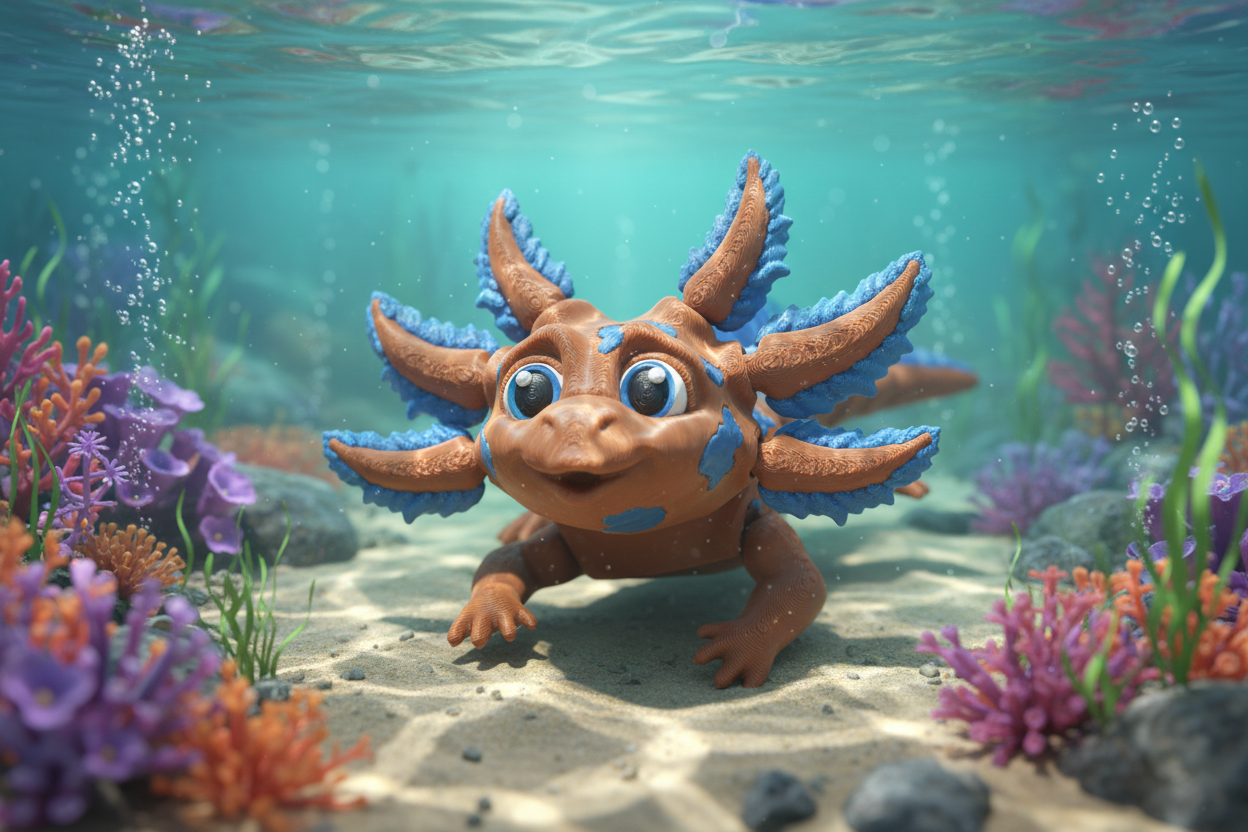 Axolotl Figure Enhanced