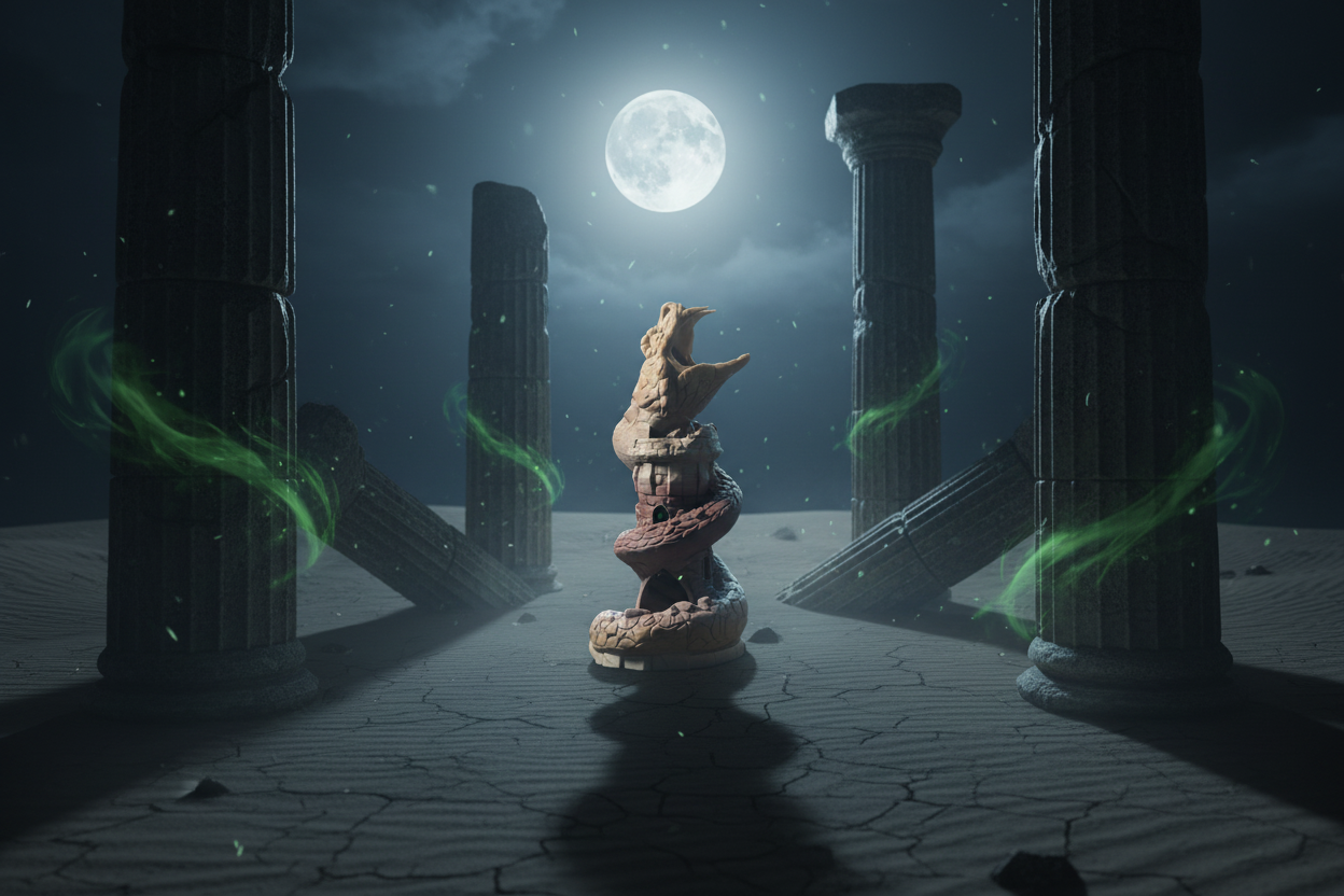 Basilisk - Dark Fantasy Scene