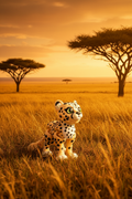 Cheetah Cub Enhanced