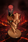 Copper Demon Hot Sauce Holder Enhanced