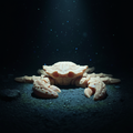 Crab Skeleton atmospheric background