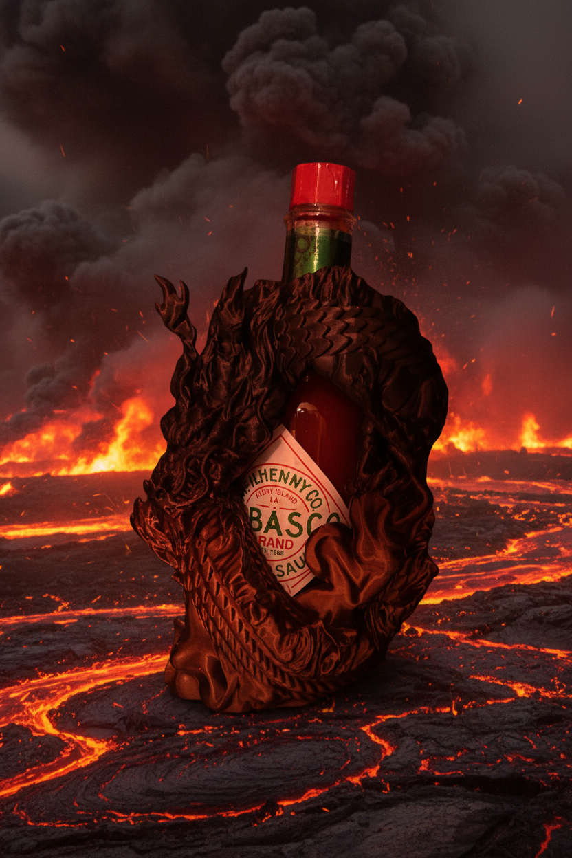 Dark Dragon Tabasco Holder Enhanced