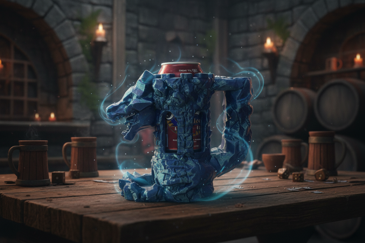 Dragon's Fortress - Dark Fantasy Tavern Scene