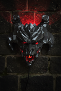 Gargoyle Wall Light - Stone Background