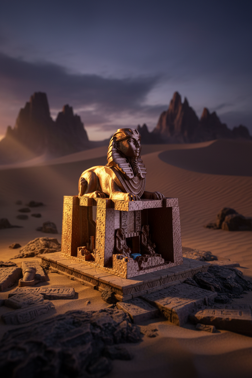 Keeper of the Ruins Dice Tower - Atmospheric