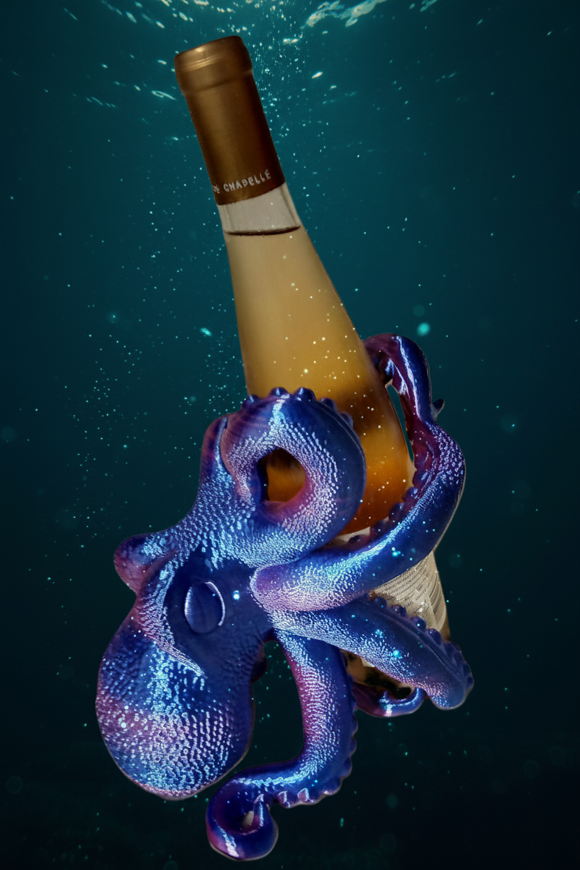 Octopus Wine Holder Enhanced