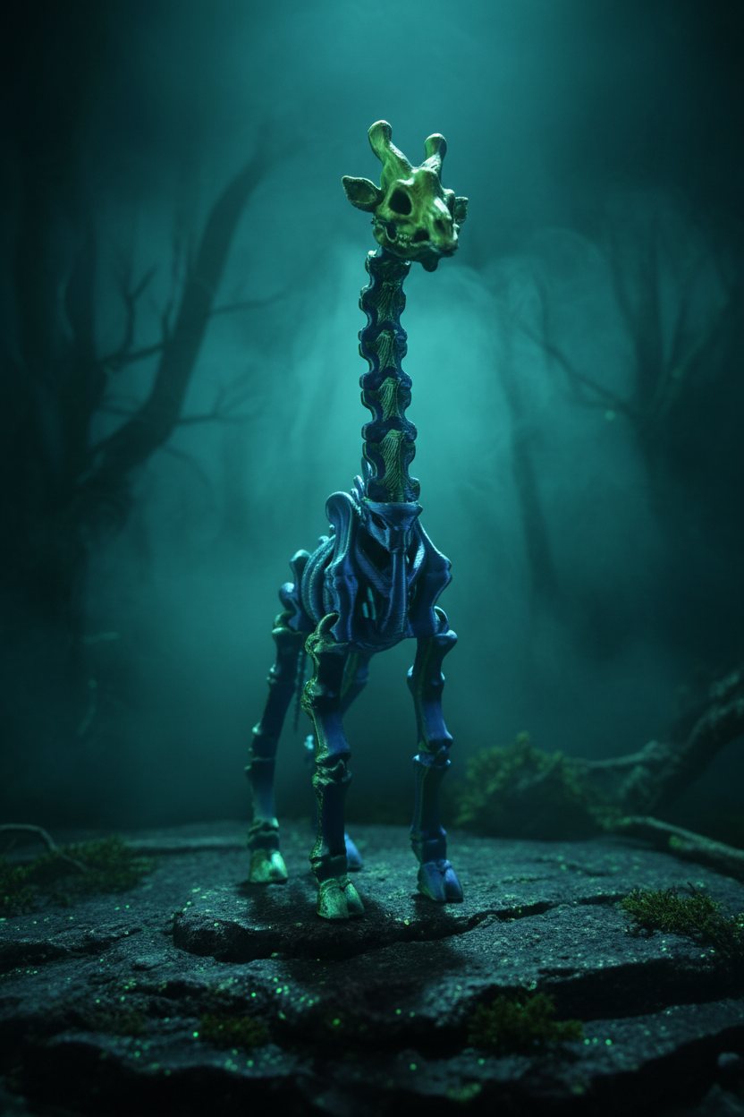 Skeleton Giraffe Atmospheric