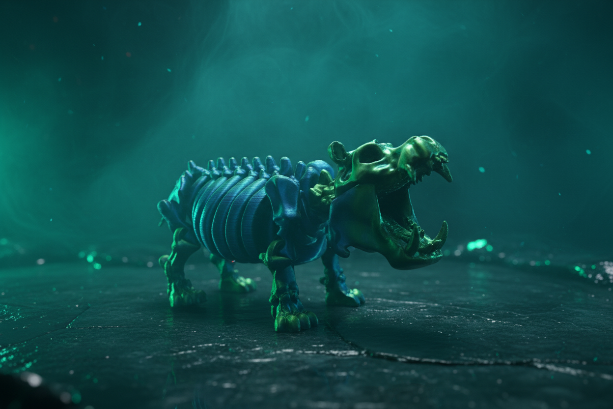Skeleton Hippo Atmospheric