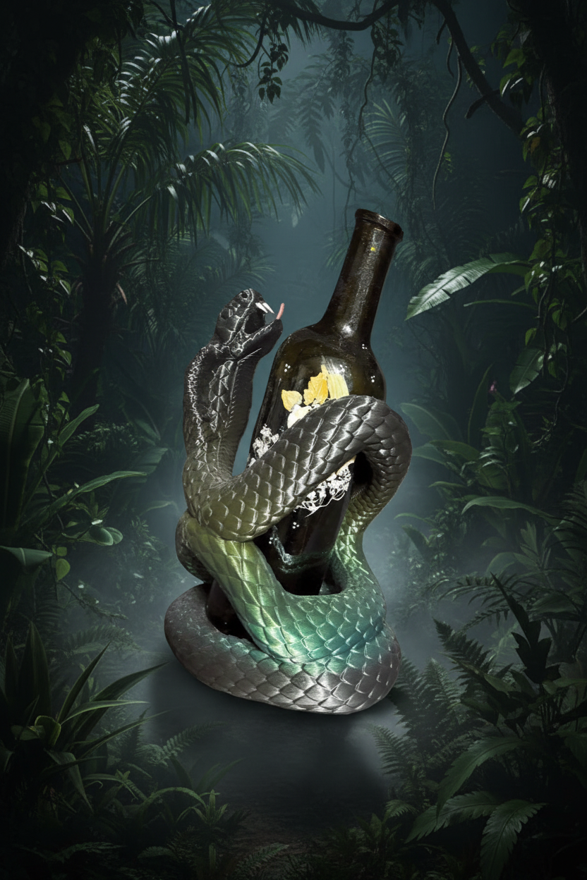 Snake Wine Holder Enhanced