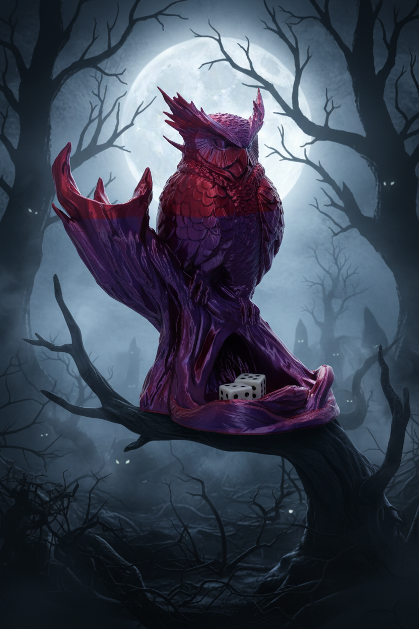 The Omen Owl Dice Tower