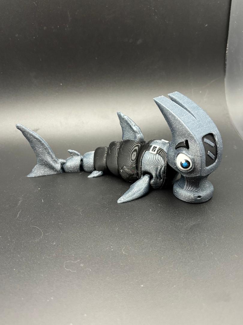 Articulated Hammerhead Shark — 6" Flexi Figure