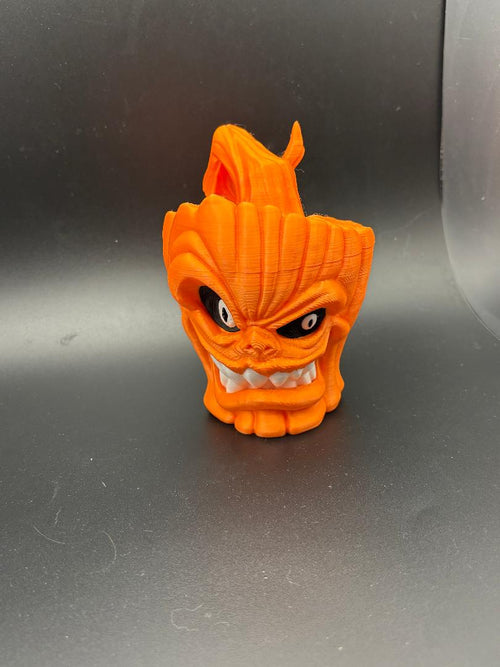 Angry Pumpkin Head — 5½" Fantasy Figurine