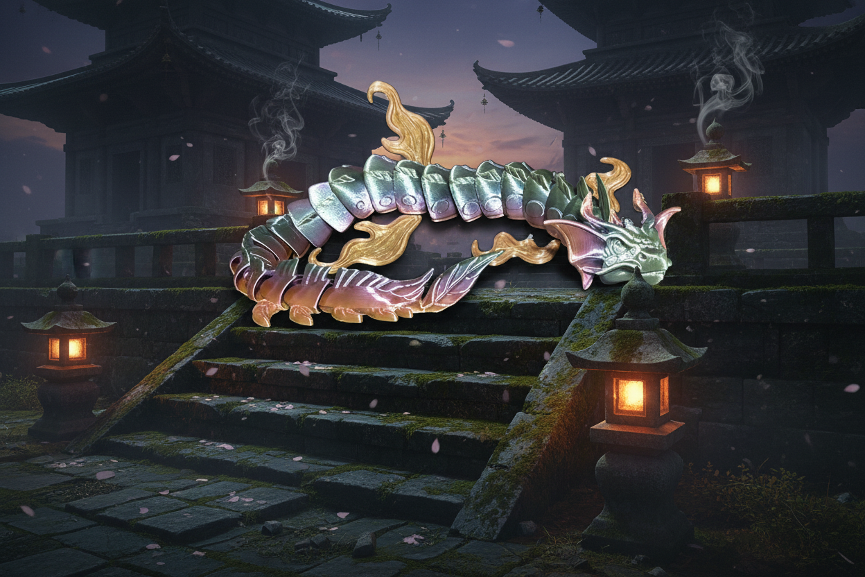 Tide Dragon - Ancient Asian Temple